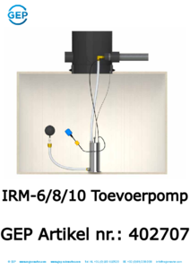 402707 IRM 6-8-10 Toevoerpomp voor regenwatersysteem